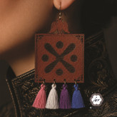 گوشواره چرمی کاویان
